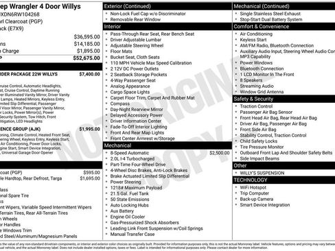 Used 2024 Jeep Wrangler Unlimited Sport AWD/4WD image 7