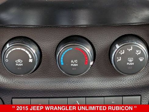 Used 2015 Jeep Wrangler Unlimited Rubicon w/ Connectivity Group AWD/4WD image 22
