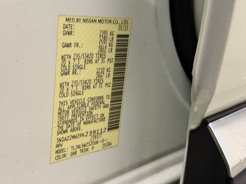 Used 2015 Nissan Murano Platinum w/ Platinum Technology Package image 32