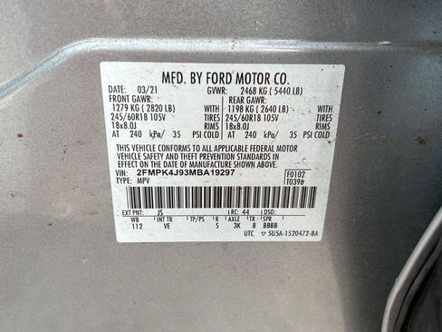 Used 2021 Ford Edge SEL w/ Convenience Package AWD/4WD image 10