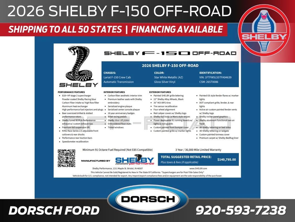 New 2026 Ford F150 Lariat w/ Equipment Group 501A Mid AWD/4WD image 2