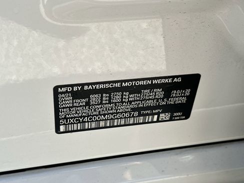 Used 2021 BMW X6 sDrive40i w/ M Sport Package image 39