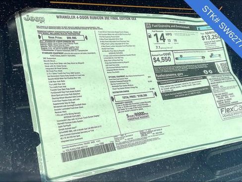 New 2025 Jeep Wrangler Unlimited Rubicon 392 image 6