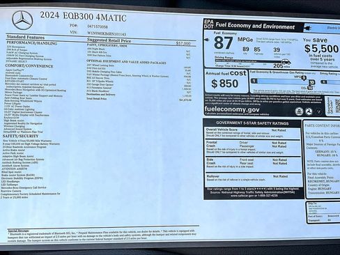 Used 2024 Mercedes-Benz EQB 300 4MATIC image 19