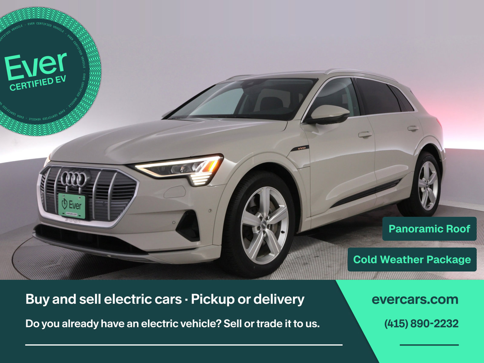 Used 2019 Audi e-tron Premium Plus AWD/4WD image 1