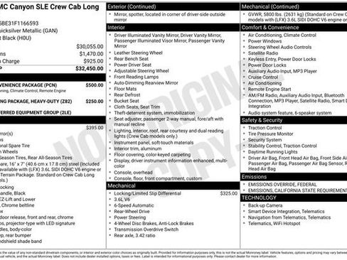 Used 2015 GMC Canyon SLE w/ SLE Convenience Package image 30