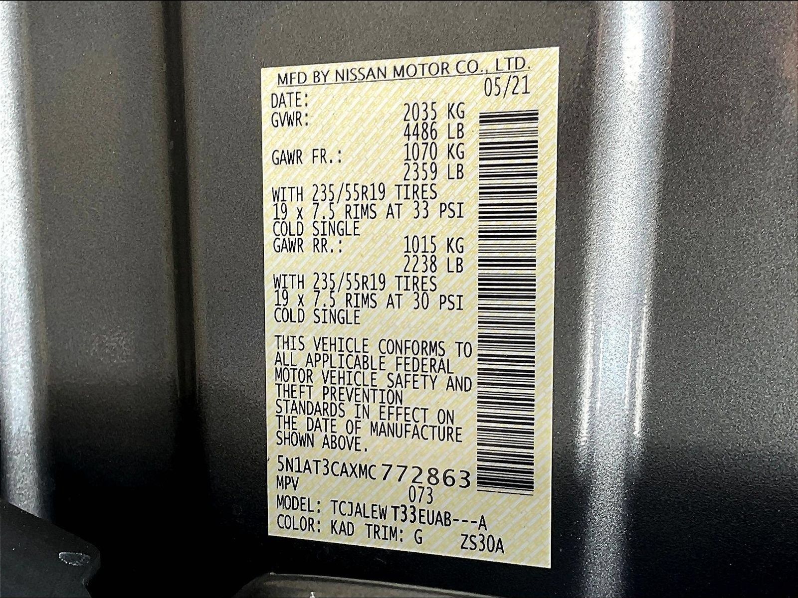 Used 2021 Nissan Rogue SL w/ Premium Package FWD image 21