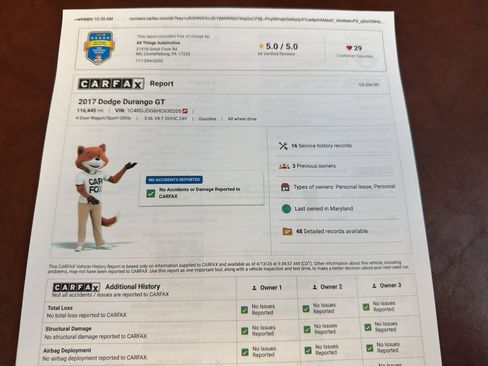 Used 2017 Dodge Durango GT w/ Premium Group AWD/4WD image 38