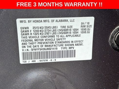 Used 2018 Honda Pilot EX image 24