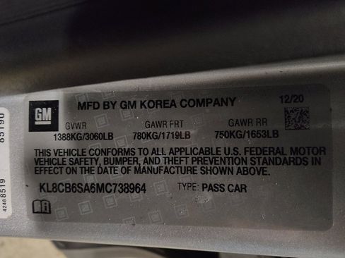 Used 2021 Chevrolet Spark LS image 33