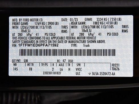 Used 2023 Ford F150 XLT w/ Equipment Group 302A High AWD/4WD image 16