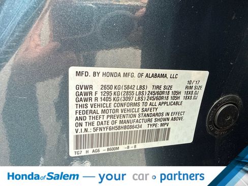 Used 2017 Honda Pilot EX-L image 21