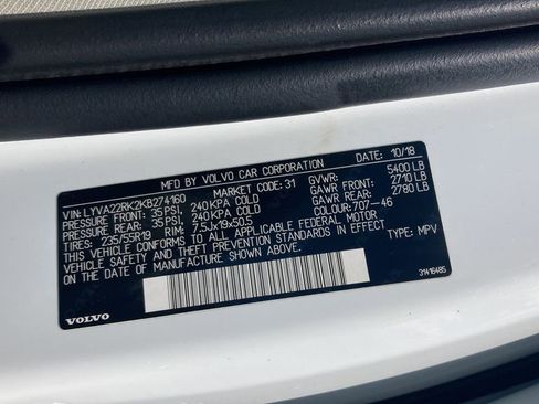 Used 2019 Volvo XC60 T6 Momentum w/ Premium Package AWD/4WD image 27