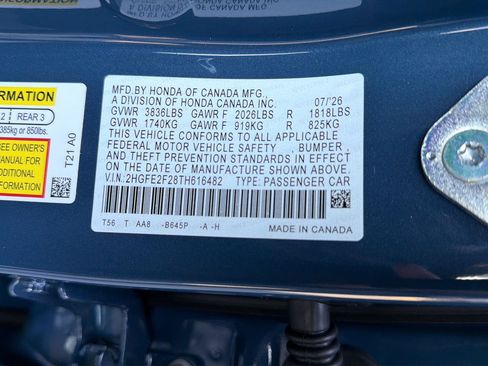 New 2026 Honda Civic LX image 33