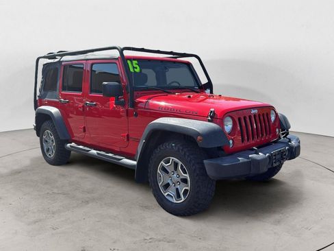 Used 2015 Jeep Wrangler Unlimited Rubicon w/ Max Tow Package AWD/4WD image 1