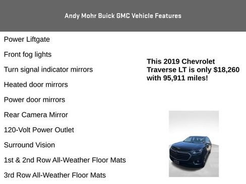 Used 2019 Chevrolet Traverse LT w/ LT Premium Package FWD image 13