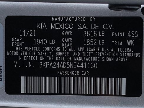 Used 2022 Kia Rio LX FWD image 33