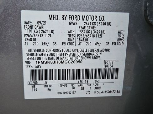 Used 2021 Ford Explorer Timberline image 36
