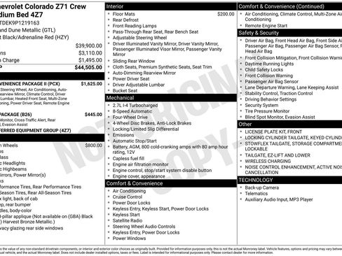 Used 2023 Chevrolet Colorado Z71 w/ Z71 Convenience Package 2 image 10