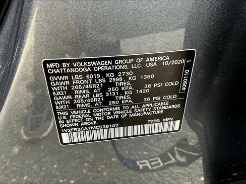 Used 2021 Volkswagen Atlas SEL Premium AWD/4WD image 17