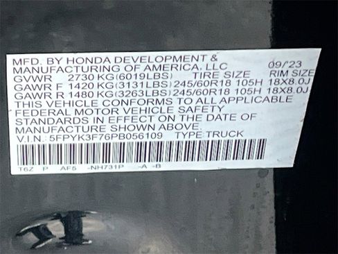 Used 2023 Honda Ridgeline RTL-E image 33