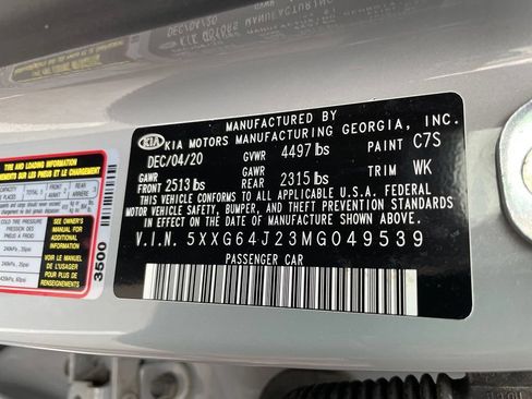 Used 2021 Kia K5 GT-Line AWD/4WD image 10