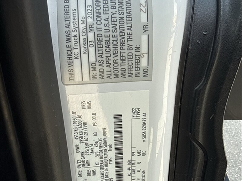 Used 2023 Ford Transit 350 148 High Roof Extended w/ Fleet Safety Package RWD image 17