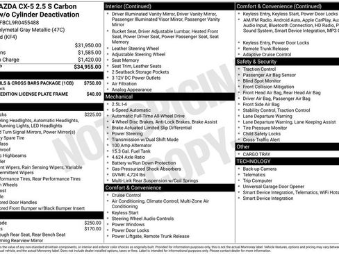 Used 2024 MAZDA CX-5 Carbon Edition image 3