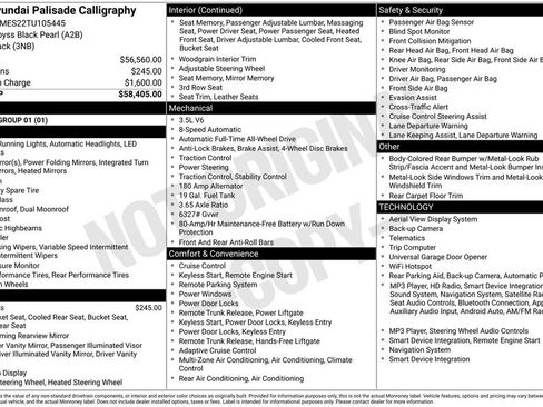 Certified 2026 Hyundai Palisade Calligraphy AWD/4WD image 33