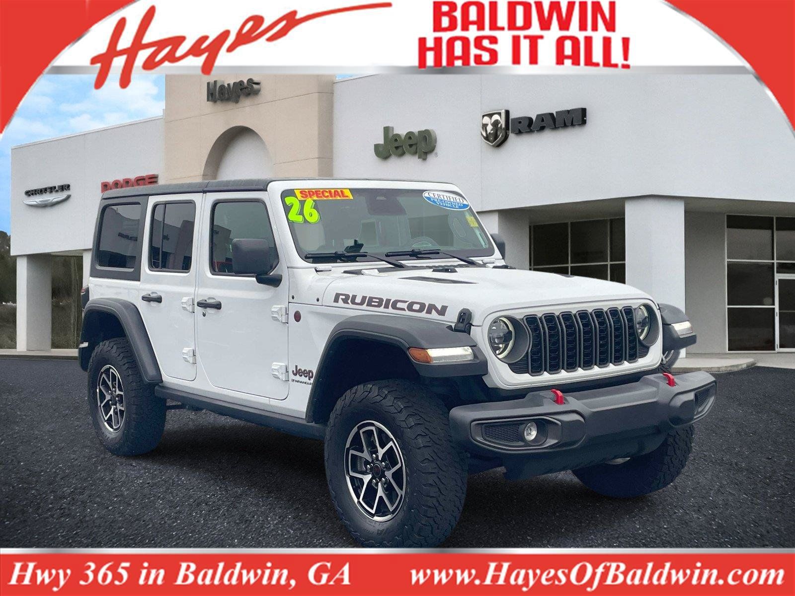 Used 2026 Jeep Wrangler Unlimited Rubicon AWD/4WD image 1