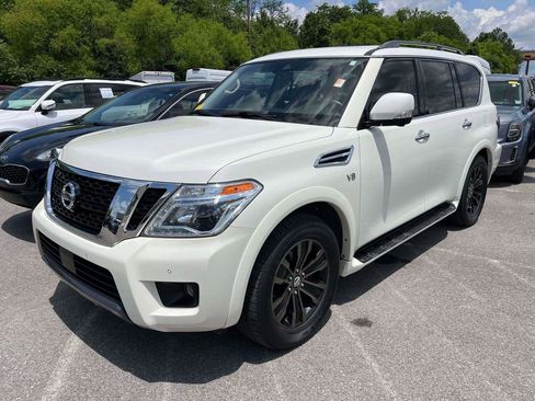 Used 2019 Nissan Armada Platinum w/ Captain's Chairs Package AWD/4WD image 4