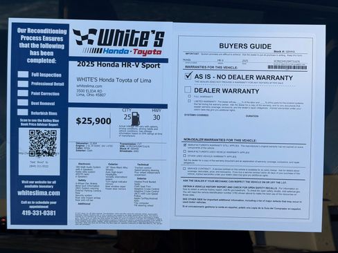 Used 2025 Honda HR-V Sport image 31