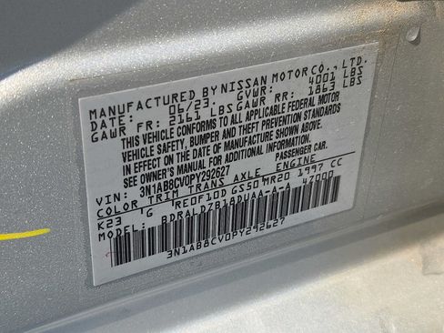 Used 2023 Nissan Sentra SV w/ All-Weather Package FWD image 26