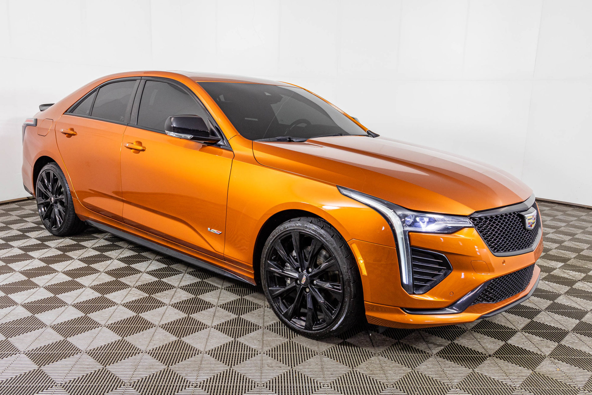 Used 2022 Cadillac CT4 V w/ LPO, ONYX Package AWD/4WD image 15