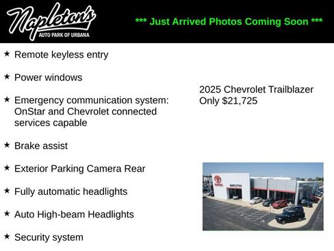 Used 2025 Chevrolet TrailBlazer LT FWD image 1