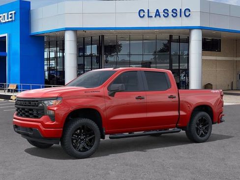 New 2026 Chevrolet Silverado 1500 Custom w/ Turbomax Blackout Package AWD/4WD image 2