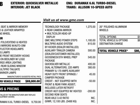 Used 2022 GMC Sierra 3500 Denali w/ Technology Package image 4