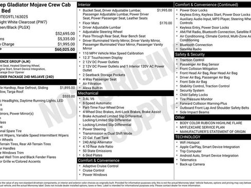 New 2026 Jeep Gladiator Mojave image 9