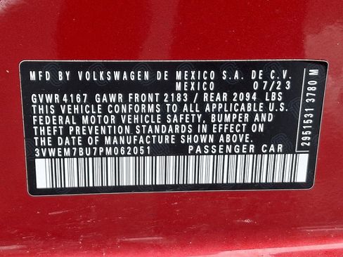 Certified 2023 Volkswagen Jetta SE image 27