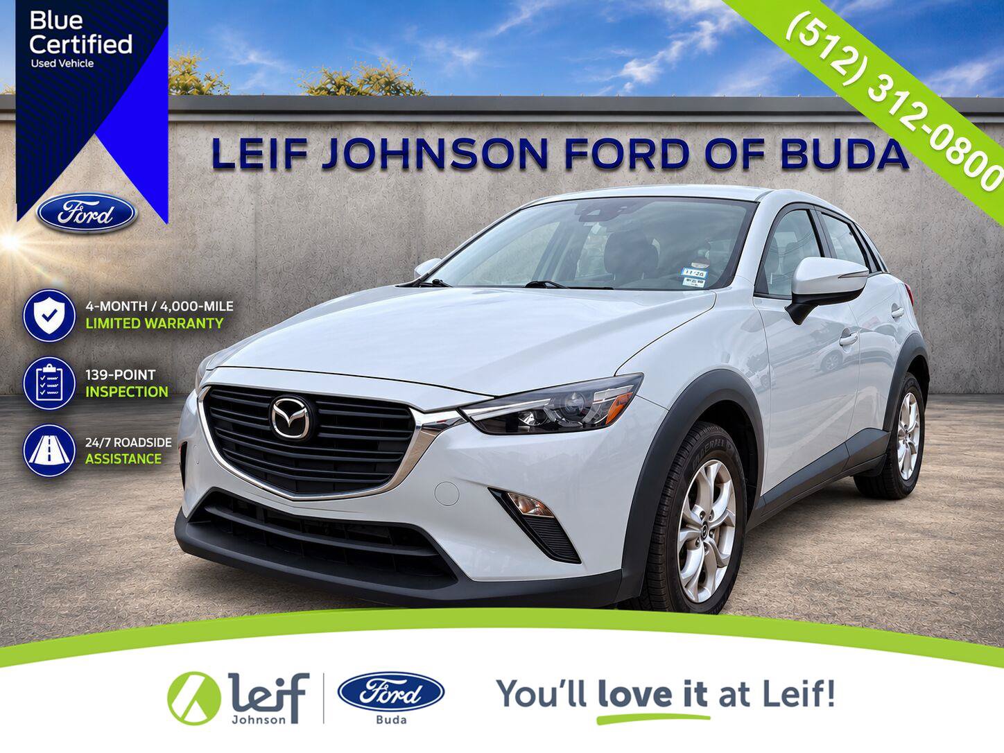Used 2019 MAZDA CX-3 Sport w/ Sport I-ACTIVSENSE Package FWD image 1