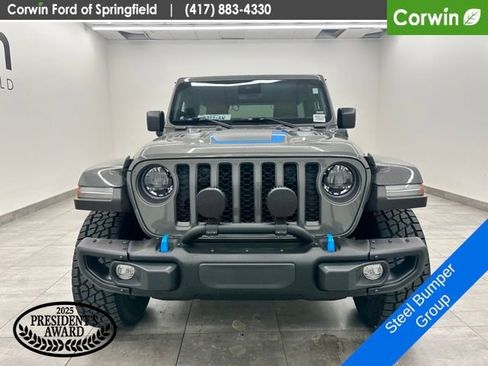 Used 2023 Jeep Wrangler Unlimited Rubicon 4xe w/ Steel Bumper Group AWD/4WD image 8