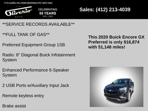 Used 2020 Buick Encore GX Preferred image 5