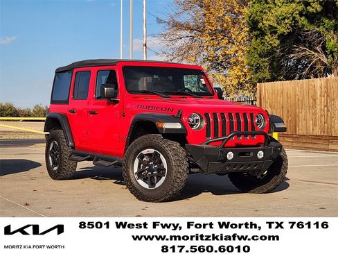 Used 2022 Jeep Wrangler Unlimited Rubicon w/ LED Lighting Group image 1