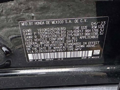 Used 2023 Honda HR-V LX image 31