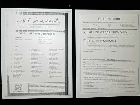 Used 2025 Land Rover Defender 110 X-Dynamic SE image 43