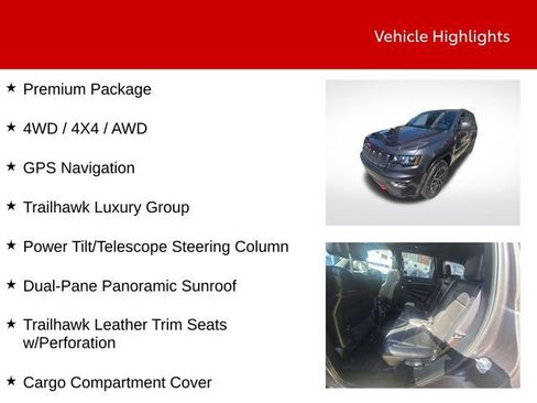 Used 2020 Jeep Grand Cherokee Trailhawk w/ Trailhawk Luxury Group AWD/4WD image 9