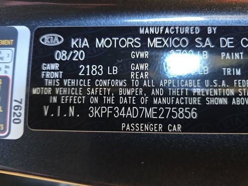 Used 2021 Kia Forte GT-Line w/ GT-Line Premium Package FWD image 36
