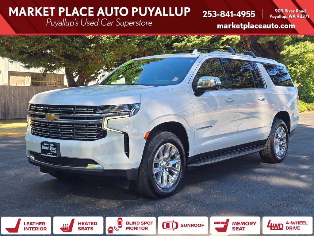 Used 2021 Chevrolet Suburban Premier w/ Premium Package AWD/4WD image 1