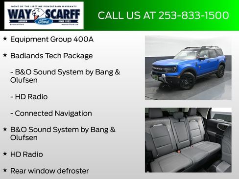 New 2025 Ford Bronco Sport Badlands w/ Badlands Tech Package image 6