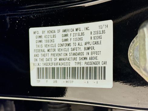 Used 2015 Honda Accord EX-L image 38